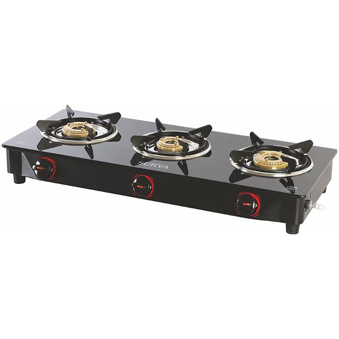 Crystal Neo 3‑Burner Glass Cooktop