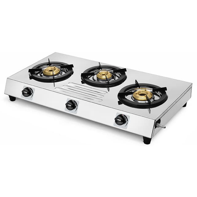 Spark Neo SS 3‑Burner Cooktop